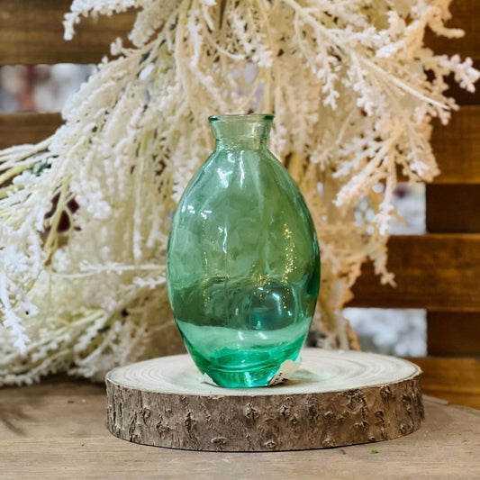 Mini Vaso Fumê Verde – 6cm