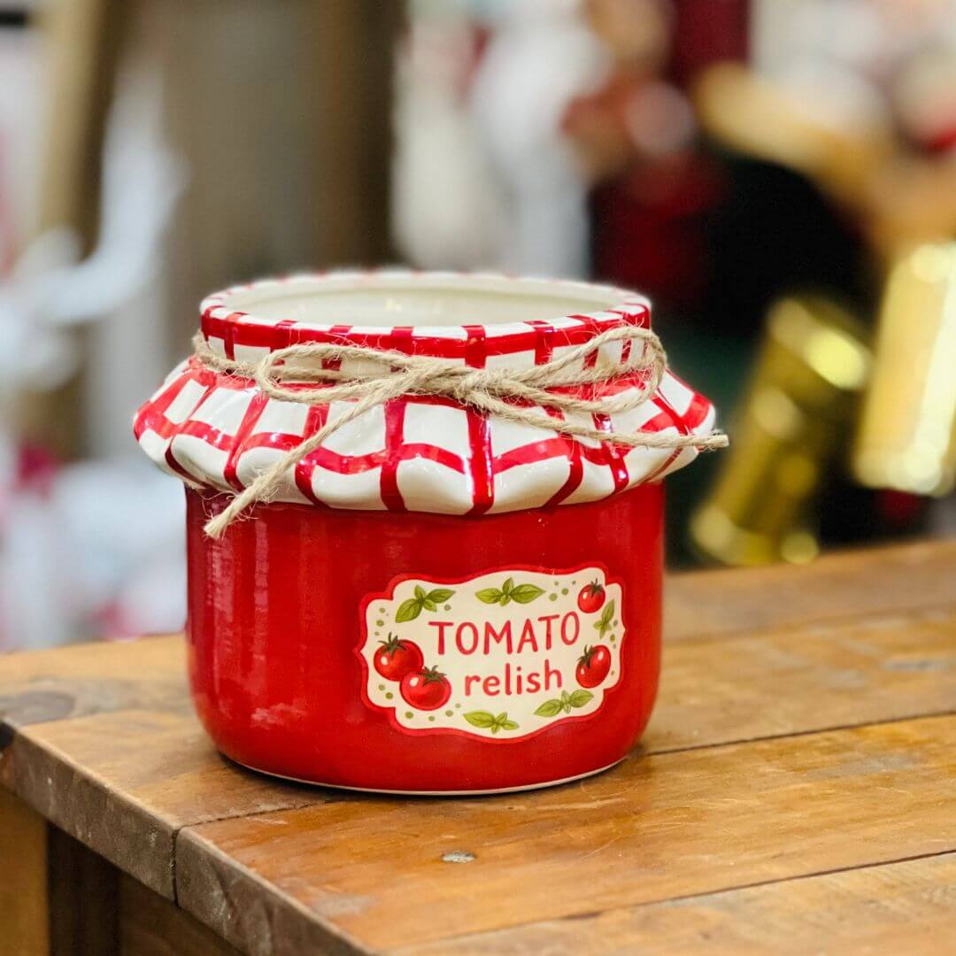 Cachepot Tomate - 14x11cm