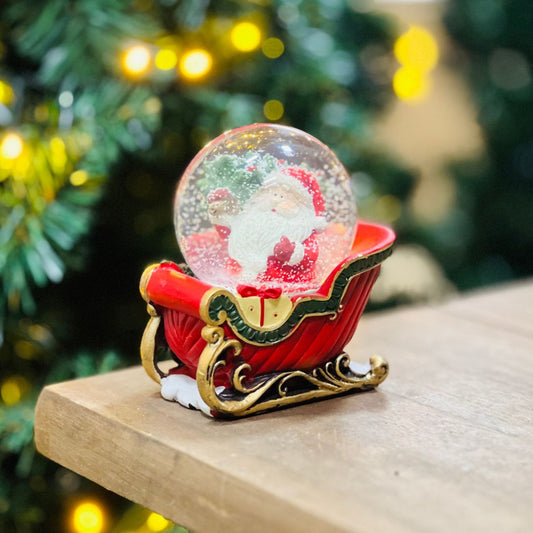 Enfeite Decorativo Globo Papai Noel - 10cm