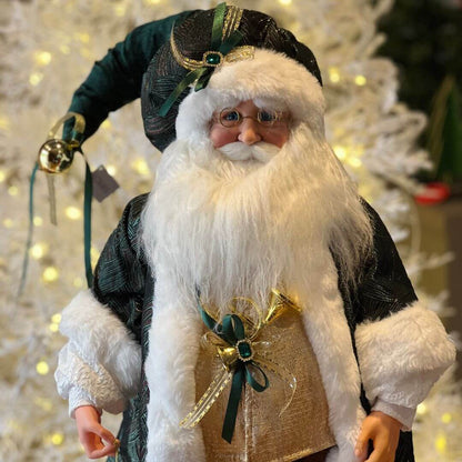 PAPAI NOEL NATAL EM PÉ VERDE - 60CM