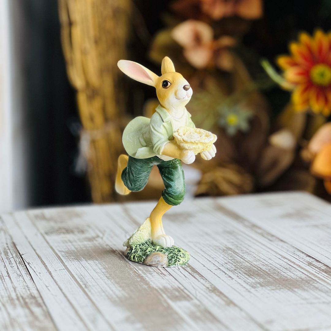 Coelho Decorativo de Resina 27cm