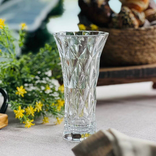 Vaso de Vidro Diamond - 8cmx15cm