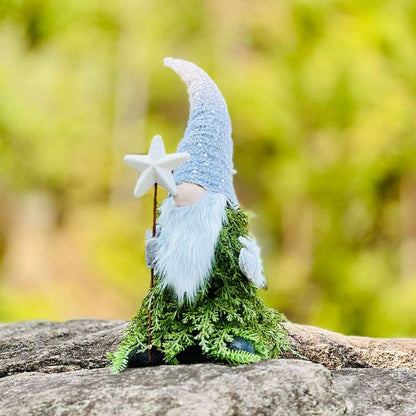 Duende Com Estrela e Folhagem - 55cm