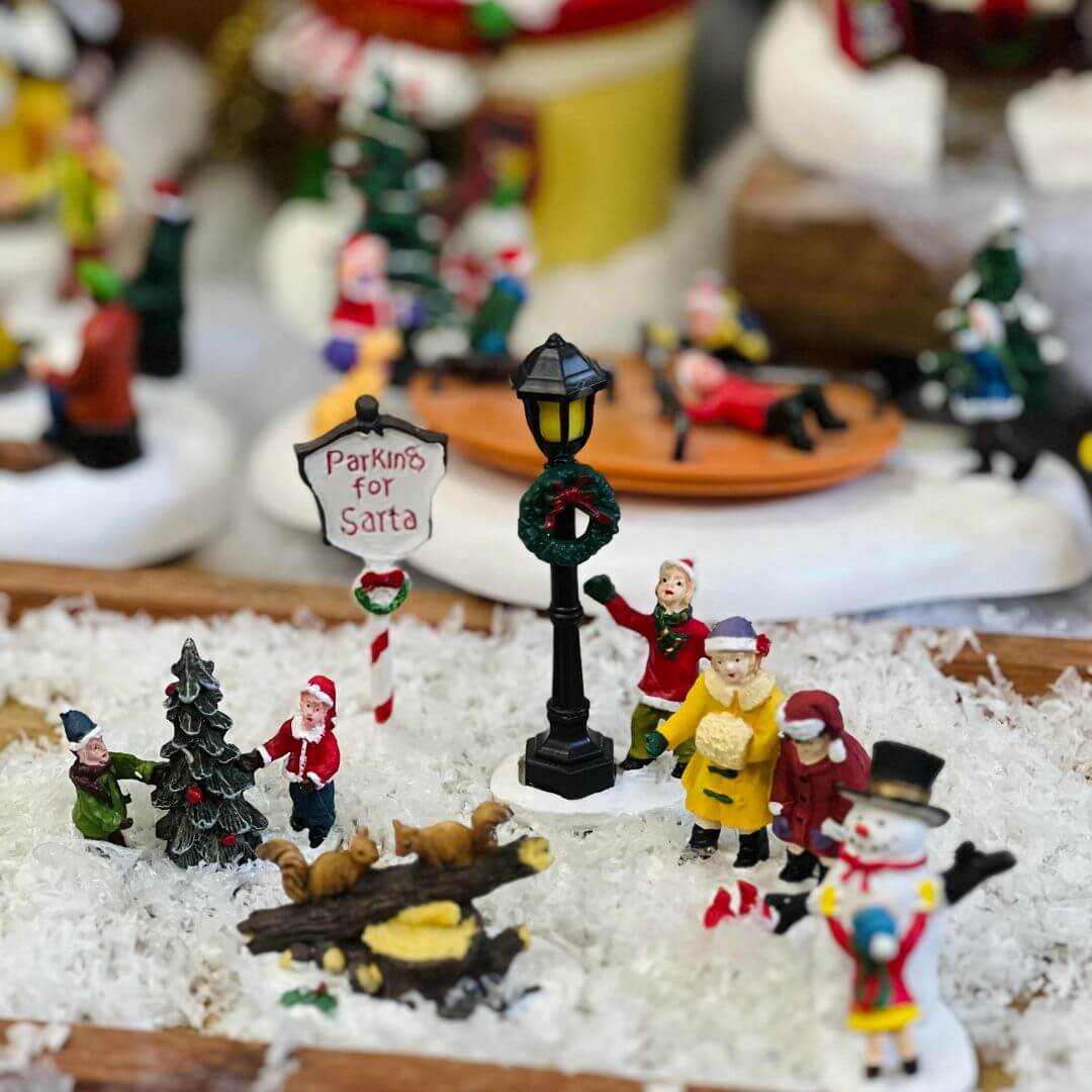 Figuras Natal Com Seis Peças - 9x3cm