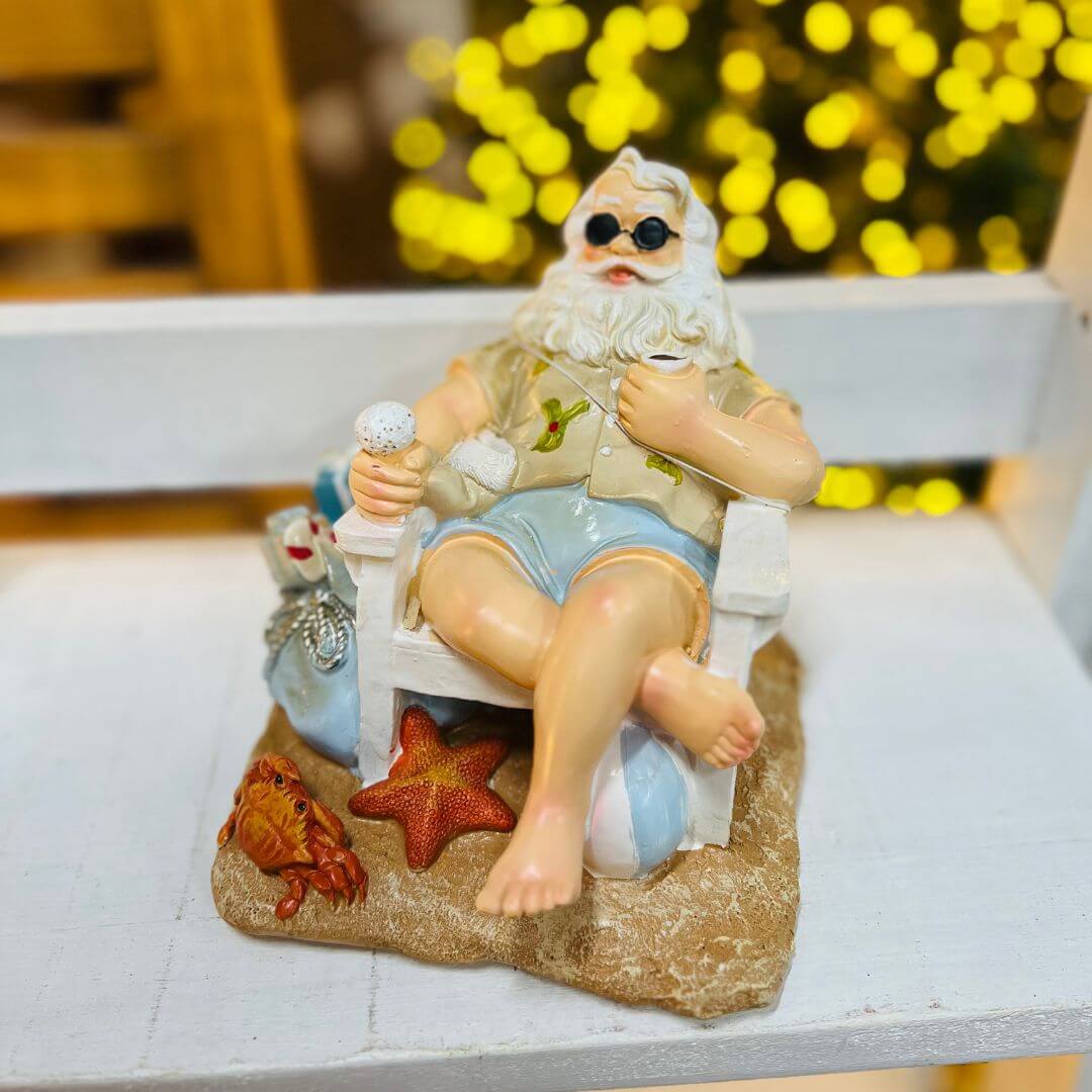 Papai Noel na Praia – 14cm