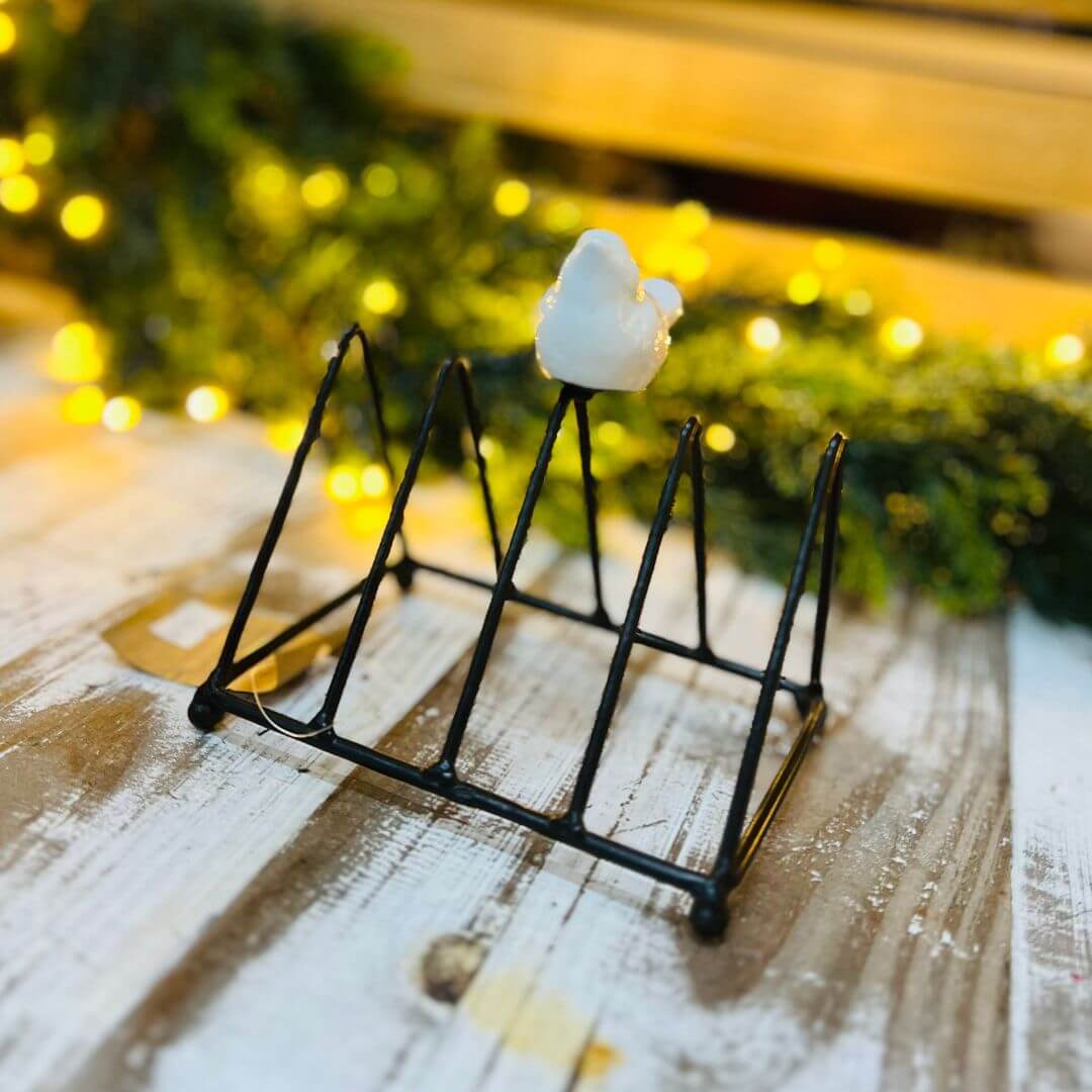 Suporte para Guardanapo, Prato de Sobremesa ou Pires Marrom | 15 cm