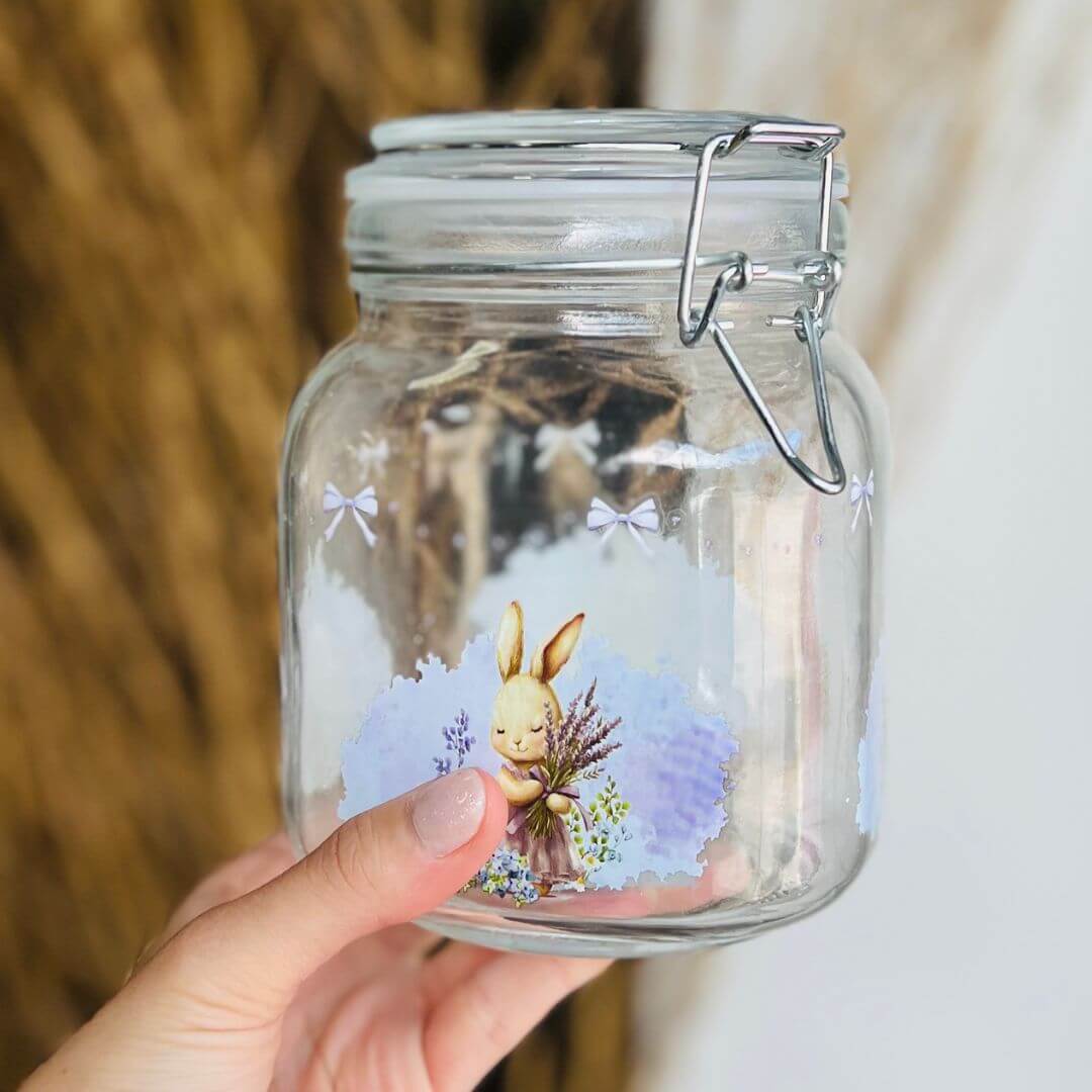 Pote Vidro Hermetico Provencal  Lavanda