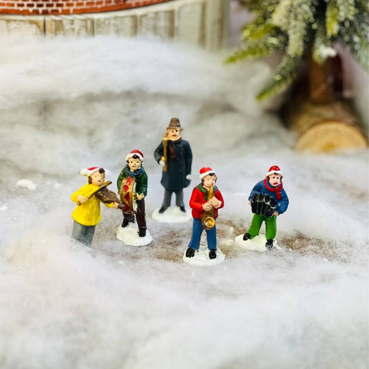 Conjunto 5 Figuras Banda de Natal 6cm
