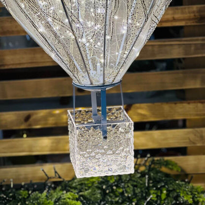 Pendente Decorativo Balão com LED Branco Quente | 60cm