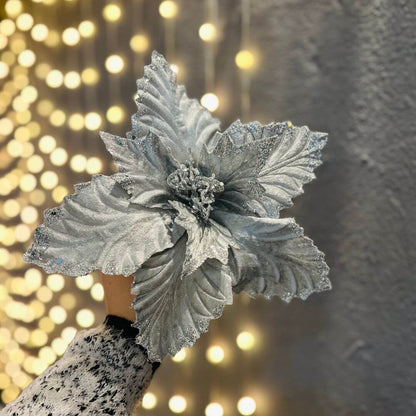 Flor Decorativa Poinsettia – 30cm