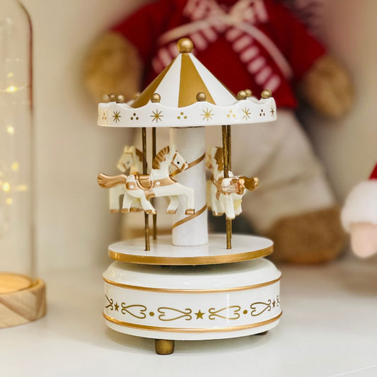 Carrossel Musical Dourado - 17cm