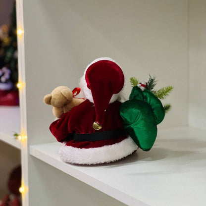 Papai Noel Repetidor Com Movimento 30cm