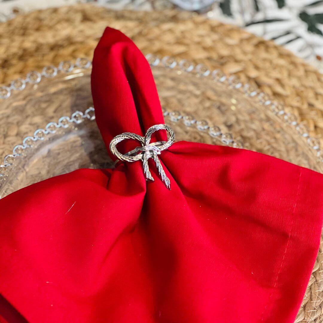 Porta Guardanapo Formato Laço – 5x20cm | Kit com 4 Peças
