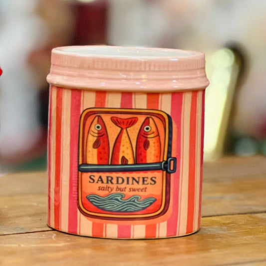 Cachepot Sardine - 8x8x8cm