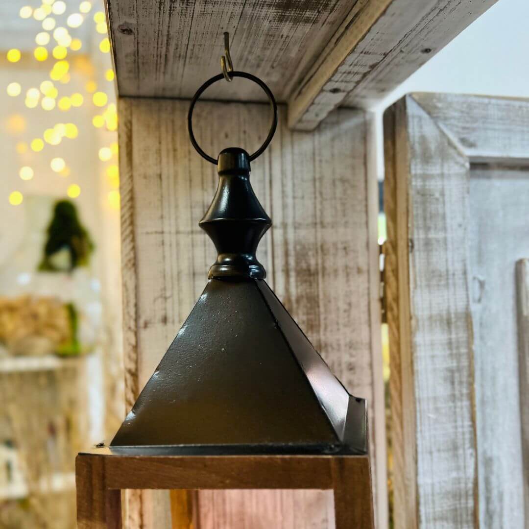 Lanterna Clássica em Metal 40cm