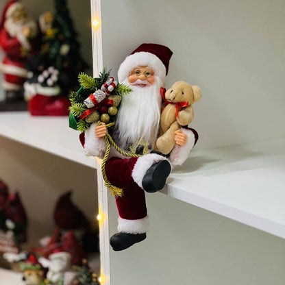 Papai Noel Repetidor Com Movimento 30cm