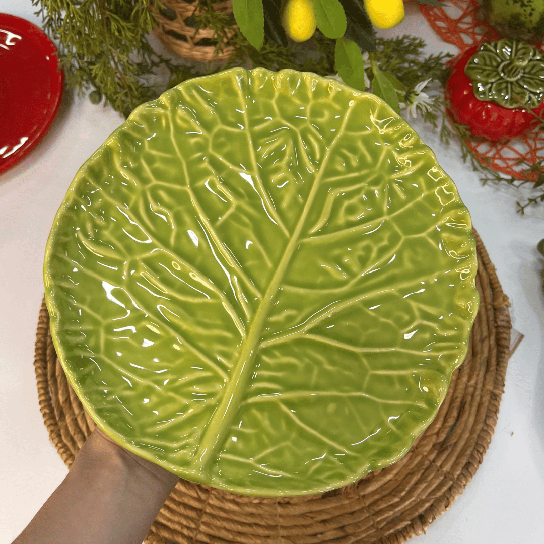 Travessa Repolho Seletta de Cerâmica 2,5x23,5cm