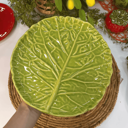 Travessa Repolho Seletta de Cerâmica 2,5x23,5cm