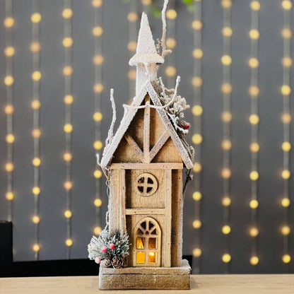 Casinha Natalina Com Led - 49cm