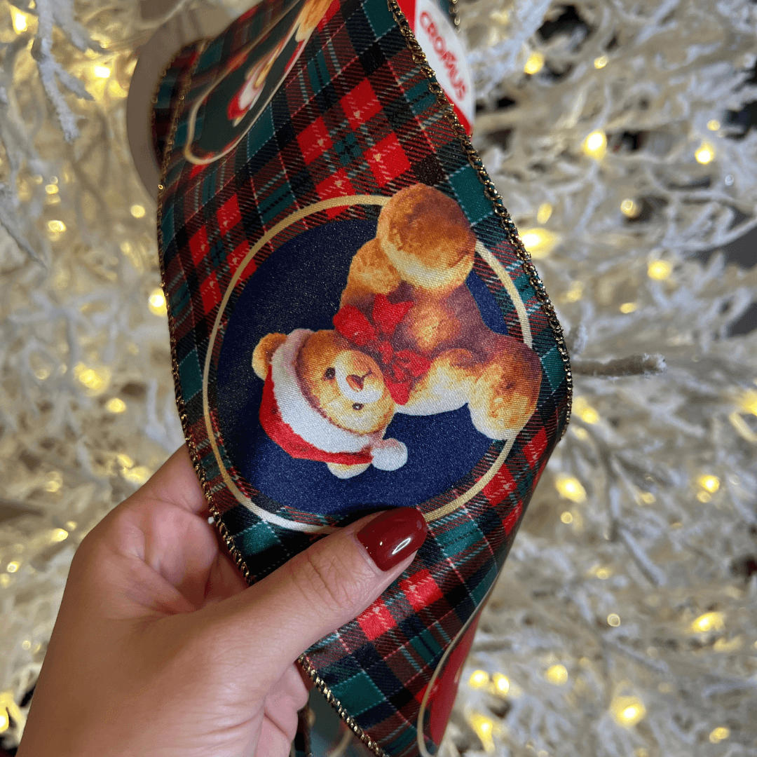 Fita Decorativa Urso Xadrez – 4,57m