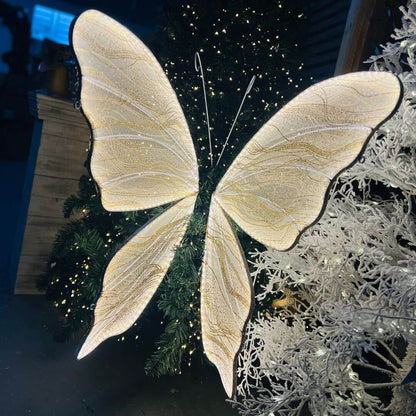 Borboleta Decorativa com Luz Warm – 60cm