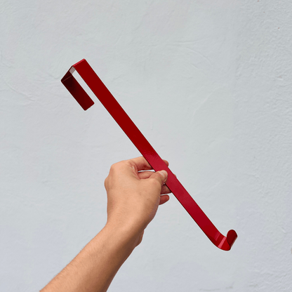 Suporte de Guirlanda Natalino Vermelho 29,5cm