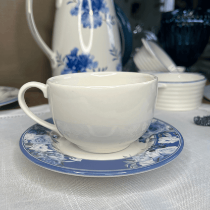 Xicaras para Cha Com Pires Antique Classific