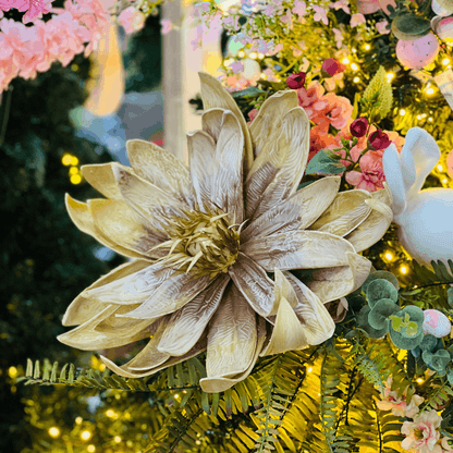 Haste Flor Magnolia Amarelo Outono 30x92cm