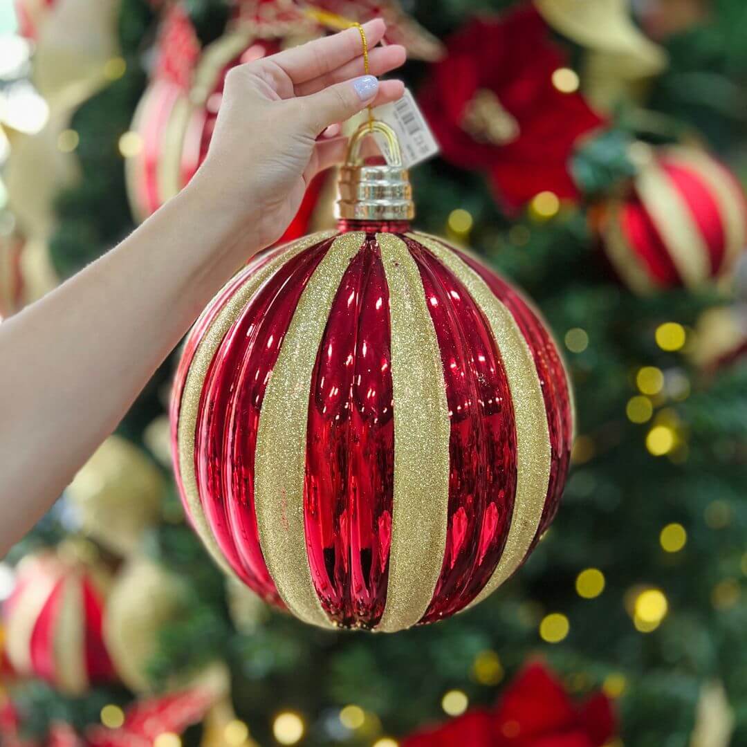 Bola Decorada Natal - 24cm