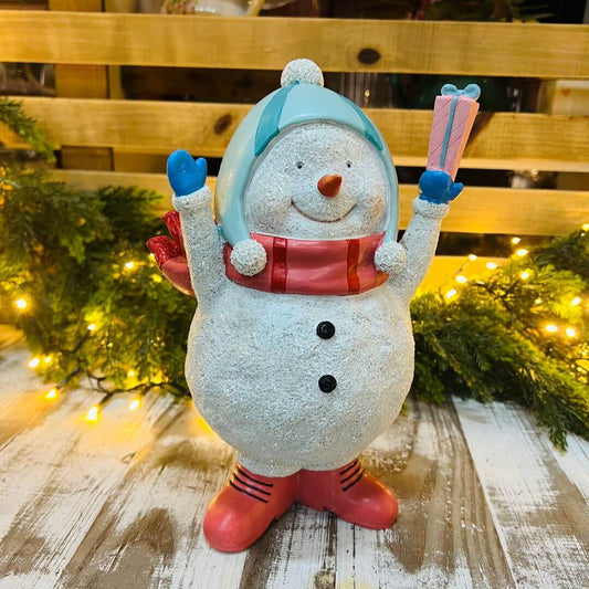 Boneco de Neve em Resina | 25 cm