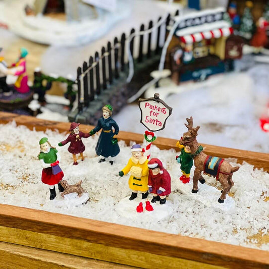 Figuras Natal com cinco peças - 8x4cm