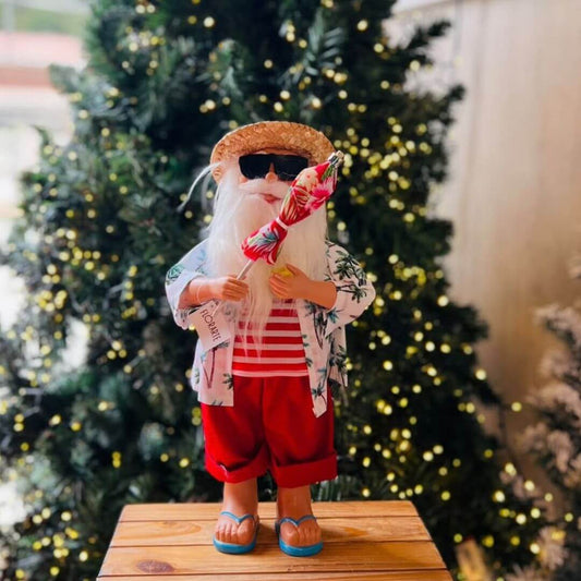 Papai Noel Natal Praia- 40cm