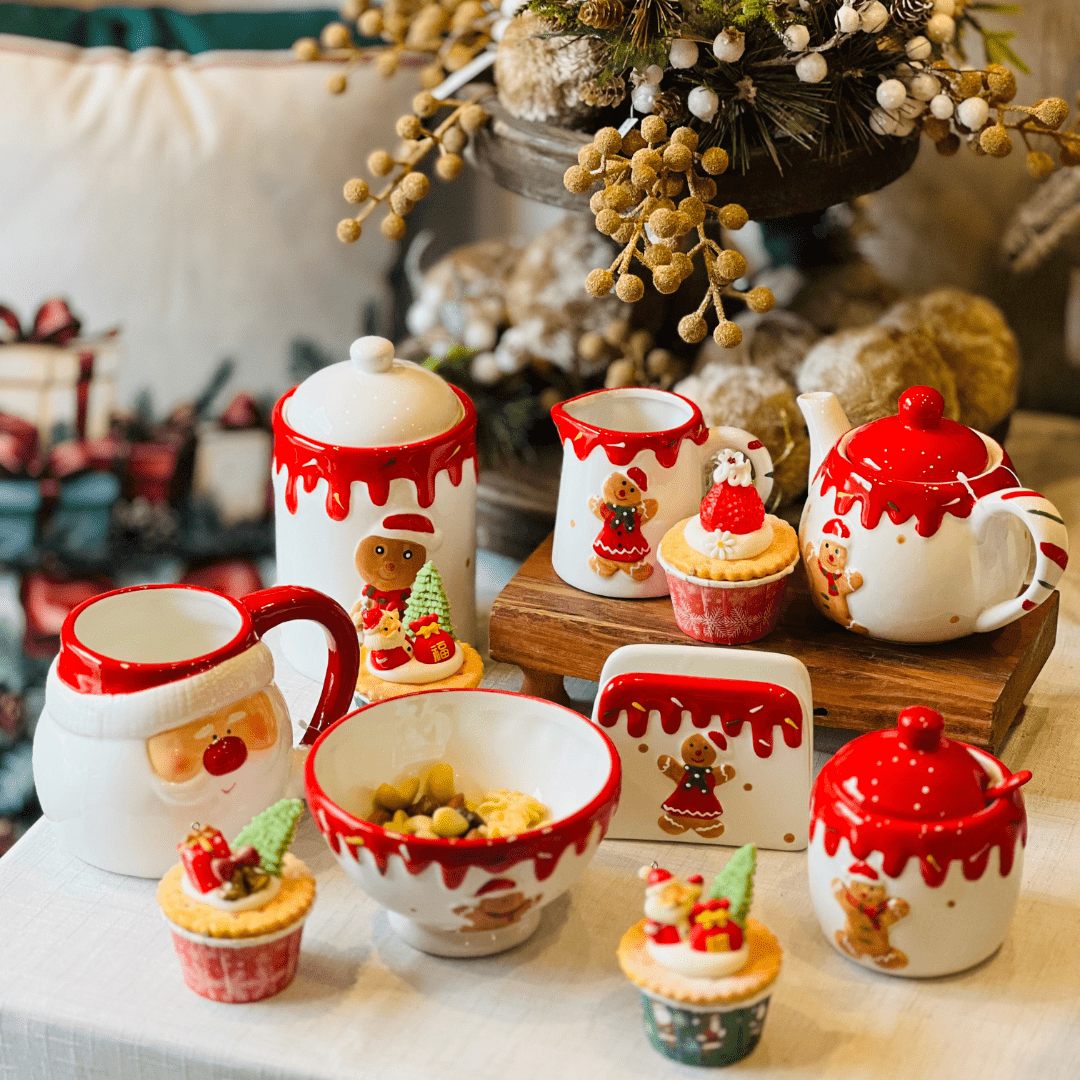 Caneca de Cerâmica Noel 300ml 15cm