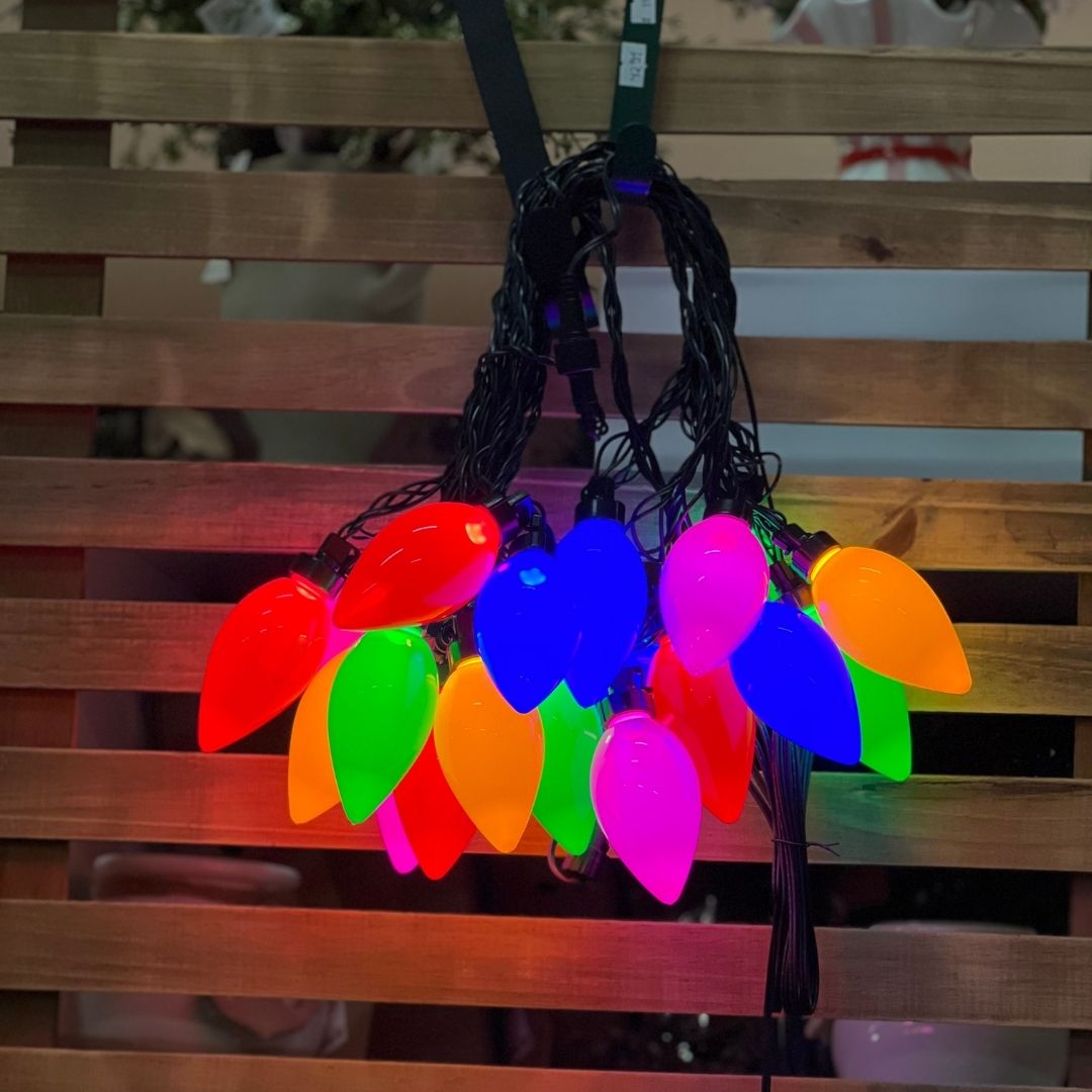 Cordão Decorativo para Uso Externo - 20 Lâmpadas Retrô | 9,5m
