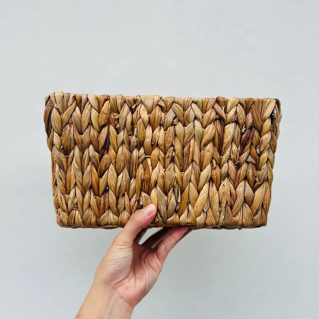 Cesta Organizadora SeaGrass Natural - 30x15x16cm (P)