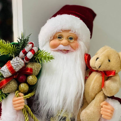 Papai Noel Repetidor Com Movimento 30cm