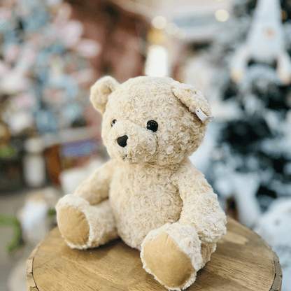 Urso de Pelucia Peludo Bege 35cm