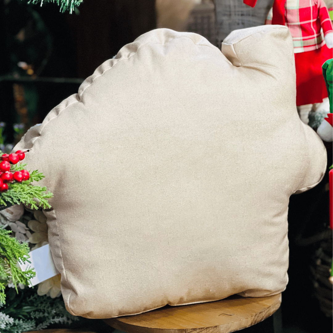 445472-Almofada de Natal Em Formato de Casa Ginger 54cmx46 Cm