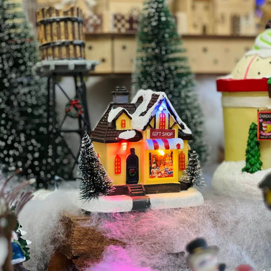 Chalé Polir Natal - 10x7x11cm