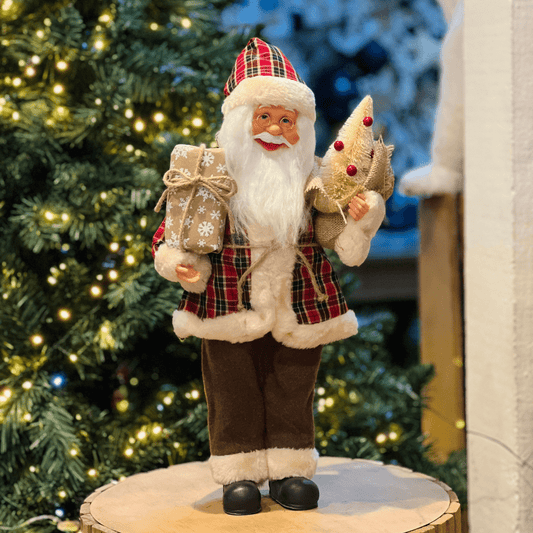 Papai Noel Musica e Movimento à Corda 45cm