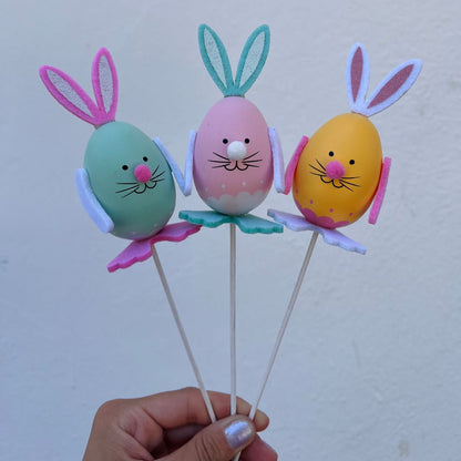 Jogo com 3 Peças – Pick de Ovos 30cm