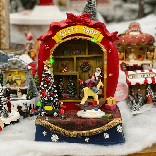 Cenário Loja de Presentes Com Led e Movimento 27cm