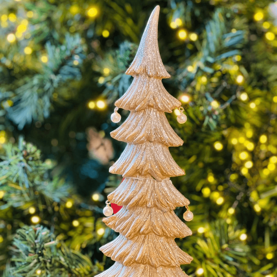 Mini Árvore de Natal Dourado – 42 cm
