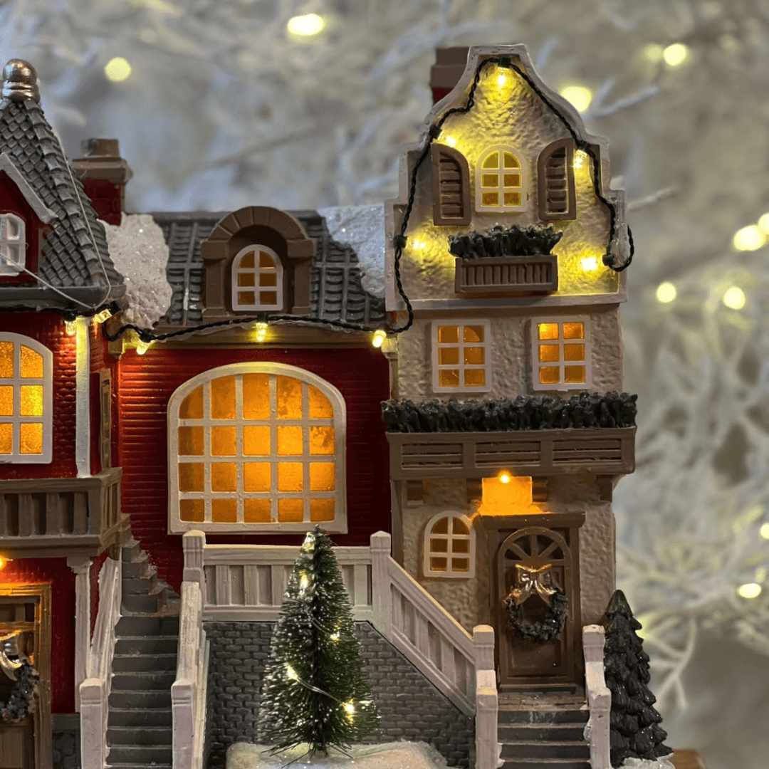 Casa Natalina Musical com Luz – 28,5cm