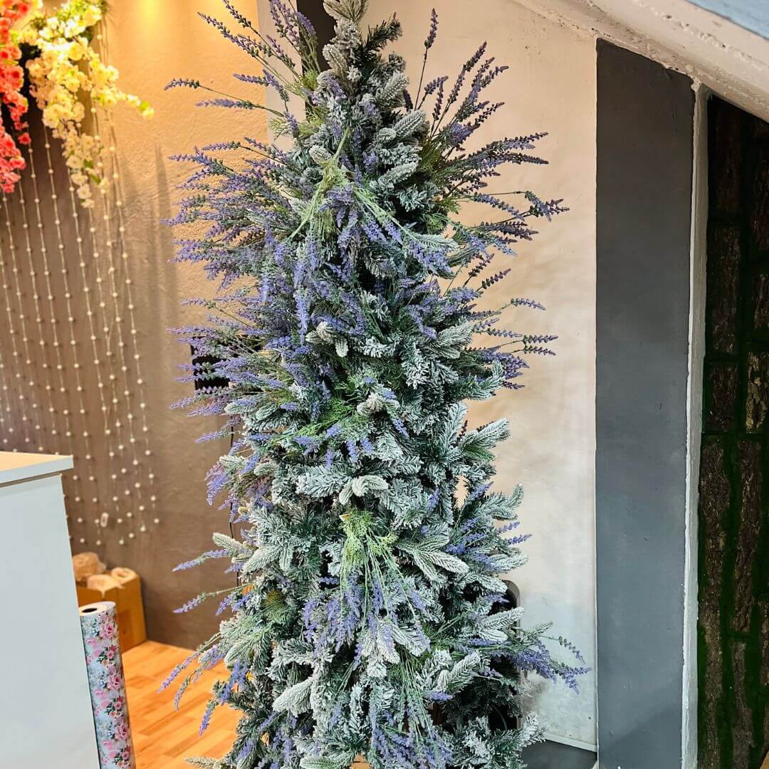 Árvore Nevada Verde e Branco – 210cm