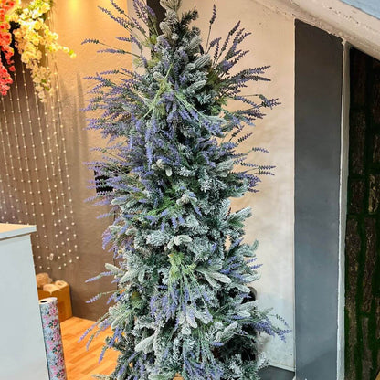 Árvore Nevada Verde e Branco – 210cm