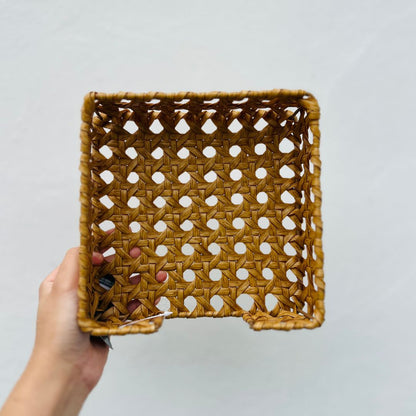 Porta Guardanapo Palhinha - 18x18x6cm