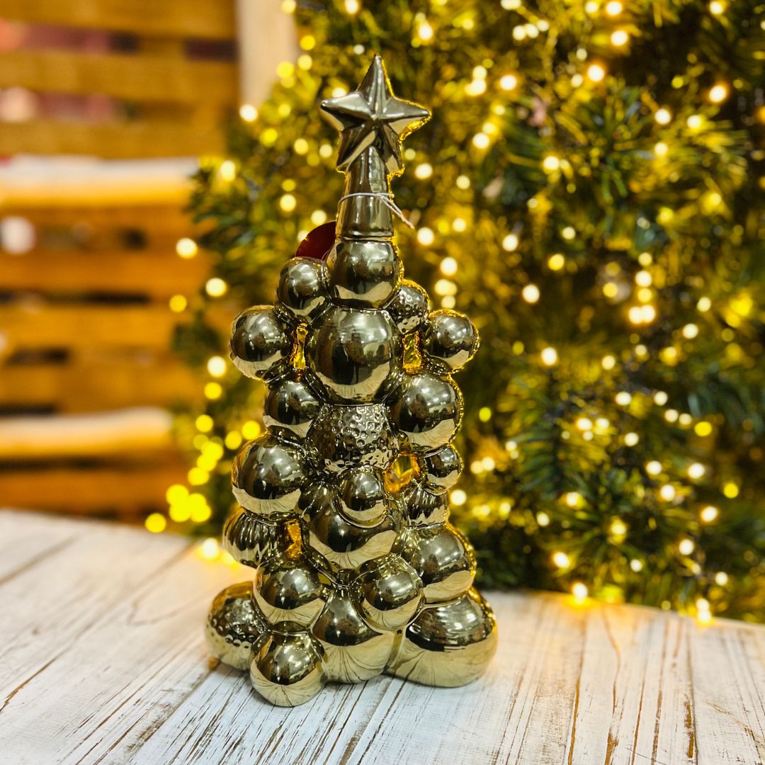 Adorno Árvore de Natal em Cerâmica – 30cm