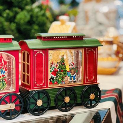 Locomotiva do Noel Noel Com Led, Som e Movimento 25x9x19cm