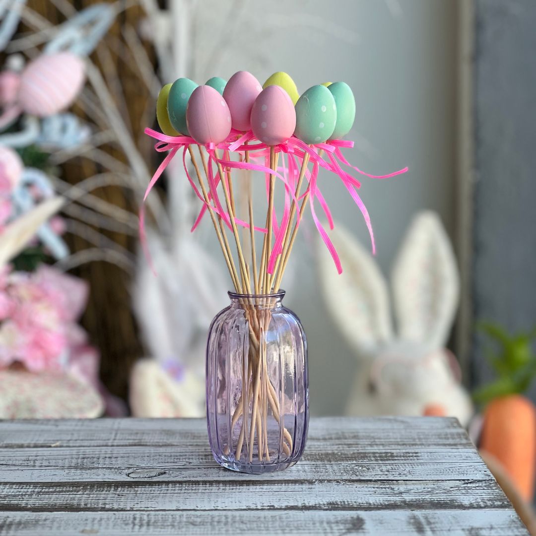 Jogo com 12 Peças - Pick de Ovos Sortidos 26cm